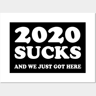 2020 sucks and we just got here Posters and Art